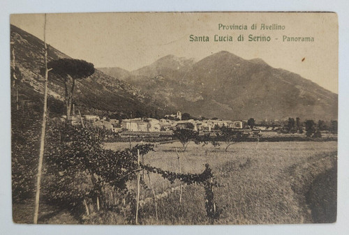 Cartolina avellino lucia di - s,