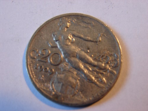 Italia centesimi 1909 r - italia., 20