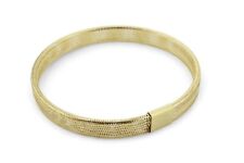 bracciale ELASTICO in oro giallo 18kt 750/1000 adatto a tutti i polsi