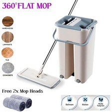 Set scopa e secchio piatto