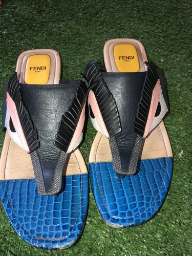 Sandali fendi multicolore - multicolore, in
