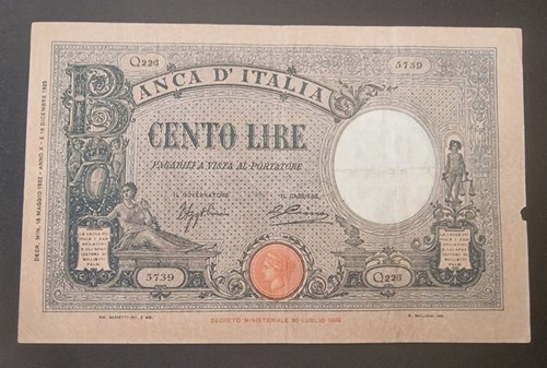 Cento 100 lire - 100,