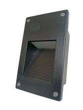 Lafayette 33600575 lp-12 lampada nera segnapasso 12 led 1,2w ip44