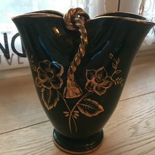 Vaso Anni 50/60 Verde Oro Numerato