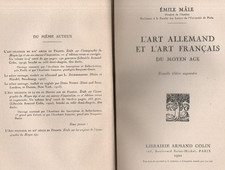 Émile MÂLE 1922 - L'art