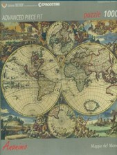 PUZZLE 1000 PZ - ANONIMO: MAPPA DEL MONDO AA.VV EDITIONS RICORDI - DE AGOSTINI /