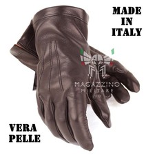 Guanti pelle imbottiti lana