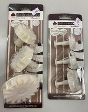 Coppia confezioni stampini ad espulsione decorazione torte DolceMania CakeDesign
