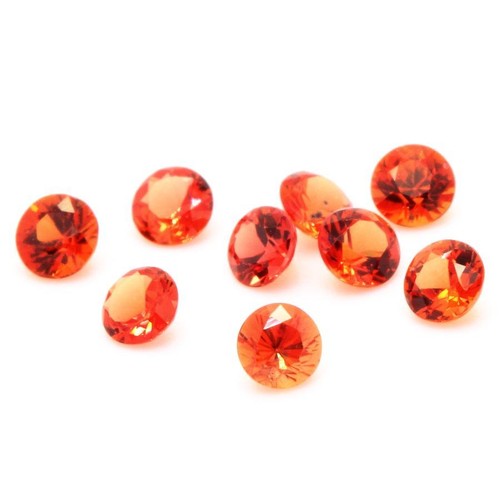 Saphir orange vvs1 rond - orange, if-vvs1.