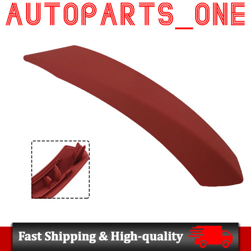 Red front interior door pull - interior,