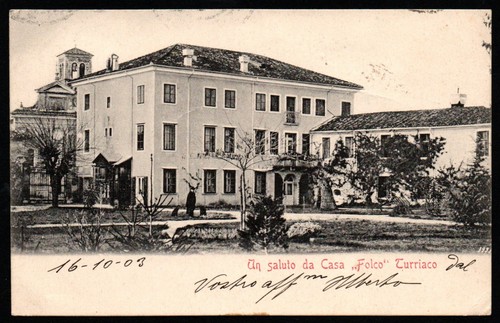Cartolina turriaco villa - turriaco,