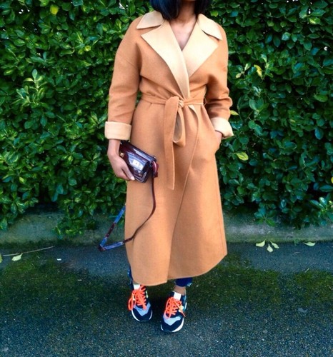 Cappotto lungo con cintura - , e