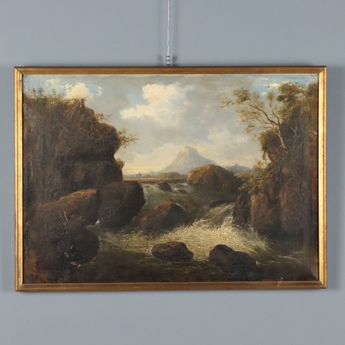 Dipinto antico paesaggio - antico,