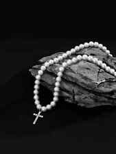 Collana uomo con perla