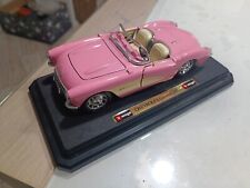 Corvette 1957 Burago Scala 1:18 Modellino Rarità 