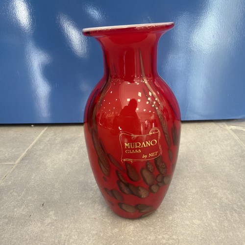Vaso rosso vetro - in, di