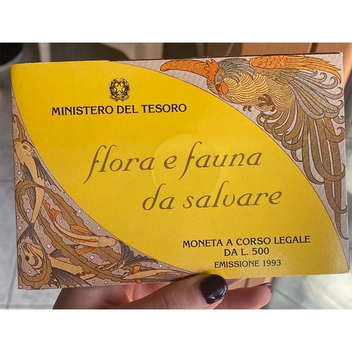 Flora fauna 500 - e, lire