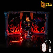 BrickBling Light per LEGO Il Signore degli Anelli: Balrog Book Nook 10367 Standard