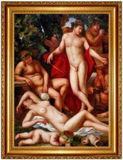 Quadro olio nudo erotico