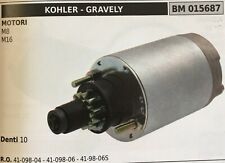 MOTORINO AVVIAMENTO BRUMAR KOHLER-GRAVELY BM015687 MOTORI M8-M16
