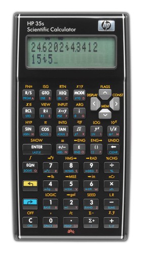 Hewlett packard 35s rpn - packard,
