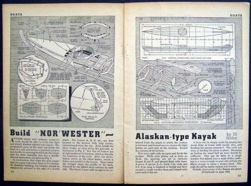 Kayak stile alaskan - alaskan, 1941