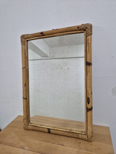 Specchio con cornice legno - cornice, in