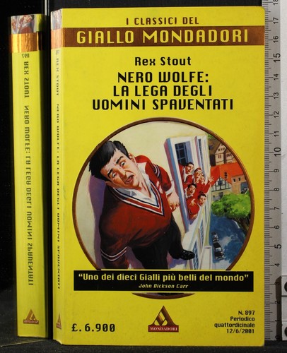Giallo nero wolfe la lega - giallo.,