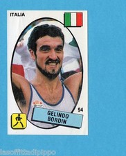 SUPERSPORT 1988-PANINI 88-Figurina n.94- BORDIN - ITALIA -ATLETICA-Rec