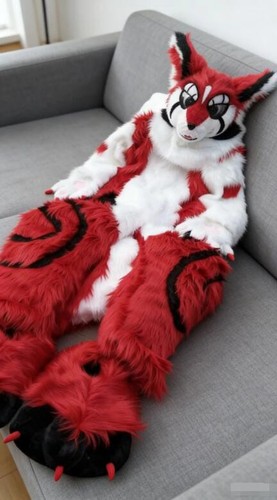 Costume lungo pelliccia husky