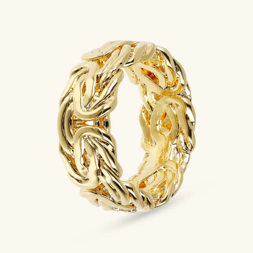 Anelli donna etrusca placcaati - anelli,