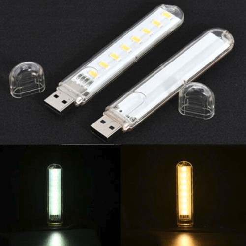 1pc usb 8led lampada notte - da,