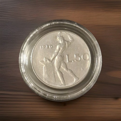 Moneta lire 1980 - moneta,