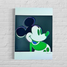 Andy Warhol Mickey Mouse Black