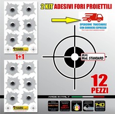 Adesivi foro proiettile colpo