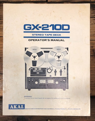 Akai 210d reel - reel, to