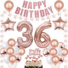 decorazioni 36 anni compleanno