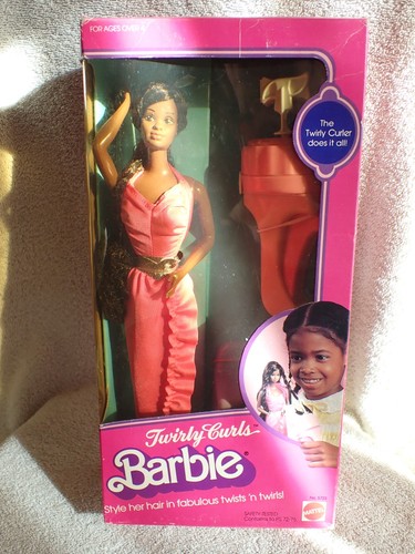 Twirly curls barbie doll nrfb - doll,