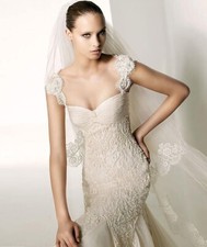 Abito da Sposa by Manuel Mota per Pronovias + Velo, taglia 40/42