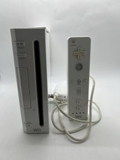 Pacchetto console Nintendo Wii bianca PAL + 3 giochi testati caricatore divertimento famiglia UK