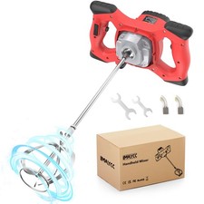 Betoniera Elettrica per Trapano, Miscelatore per Malta Portatile Da 2100W