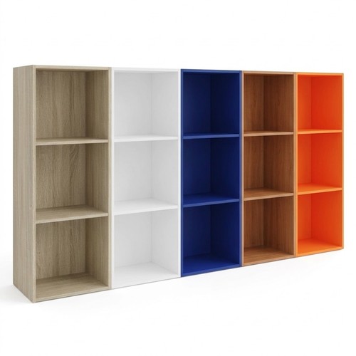 Libreria colorata componibile