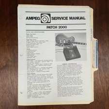 Vintage ampeg patch 2000 - ampeg,