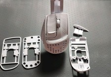 Mouse Logitech G9X wireless stampato in 3D - interni VXE R1.