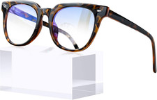 Occhiali anti Luce Blu Uomo Donna Quadrati Riposanti Lenti Trasparenti anti Affa