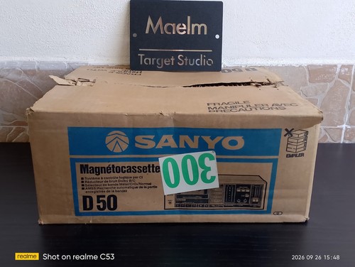 Sanyo tape deck cassette - deck,