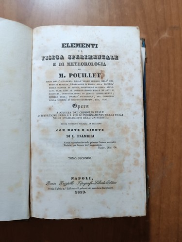 Pouillet elementi di fisica - m.,
