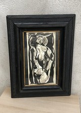 Quadro antico nudo tecnica - -nudo-,