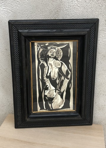 Quadro antico nudo tecnica - antico, -nudo-