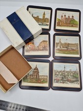 ? Vintage Collectible Coaster Set - 6 Pieces, Made in England